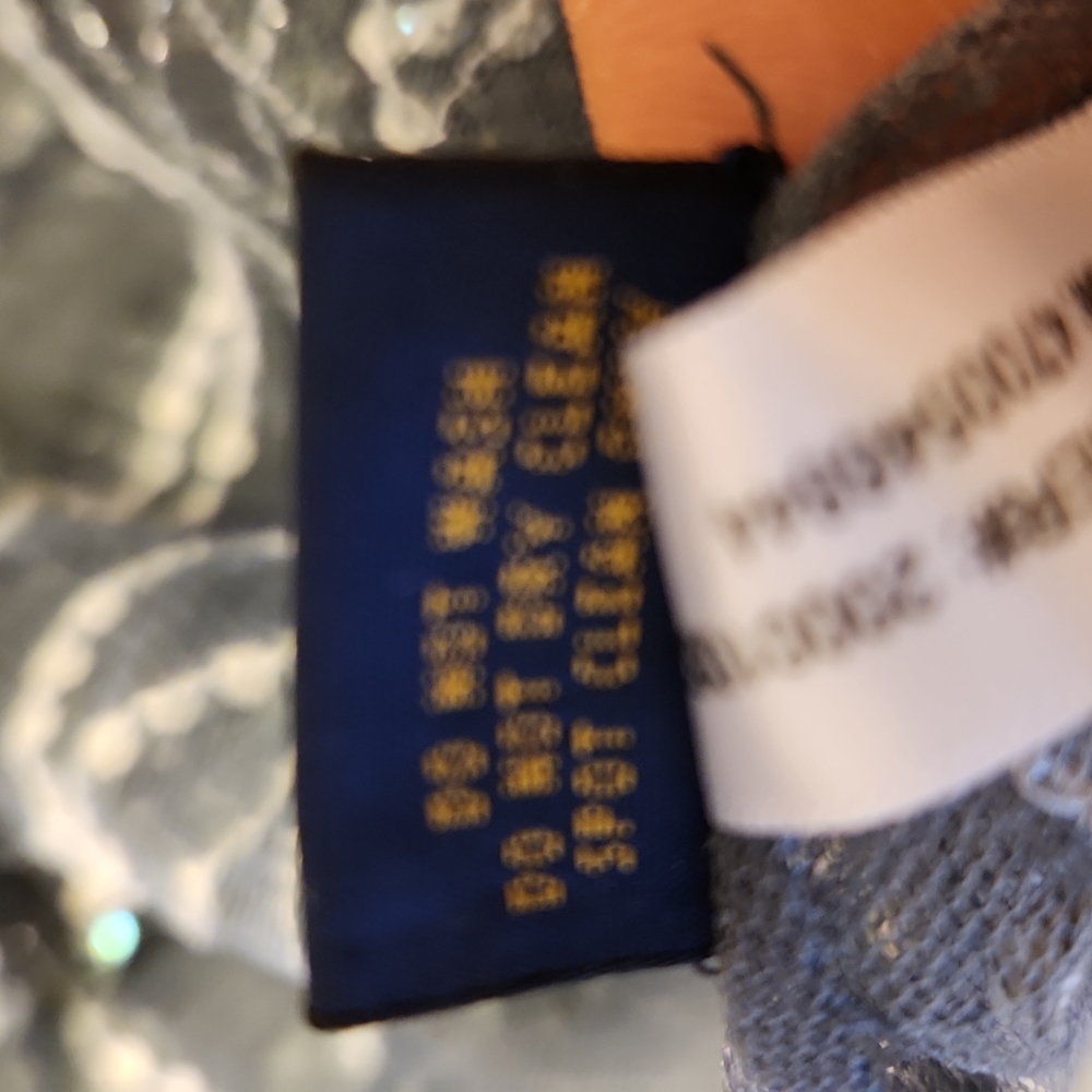 NWT STUNNING POLO RALPH LAUREN BLUE LABLE SHEER SEQUIN DRESS/ TUNIC - Picture 12 of 16